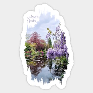 Monet's Garden Sticker